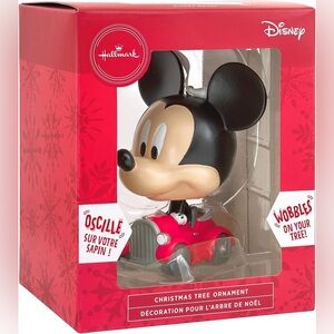 Hallmark Disney Mickey Mouse Ornament - Black, Red, and Silver